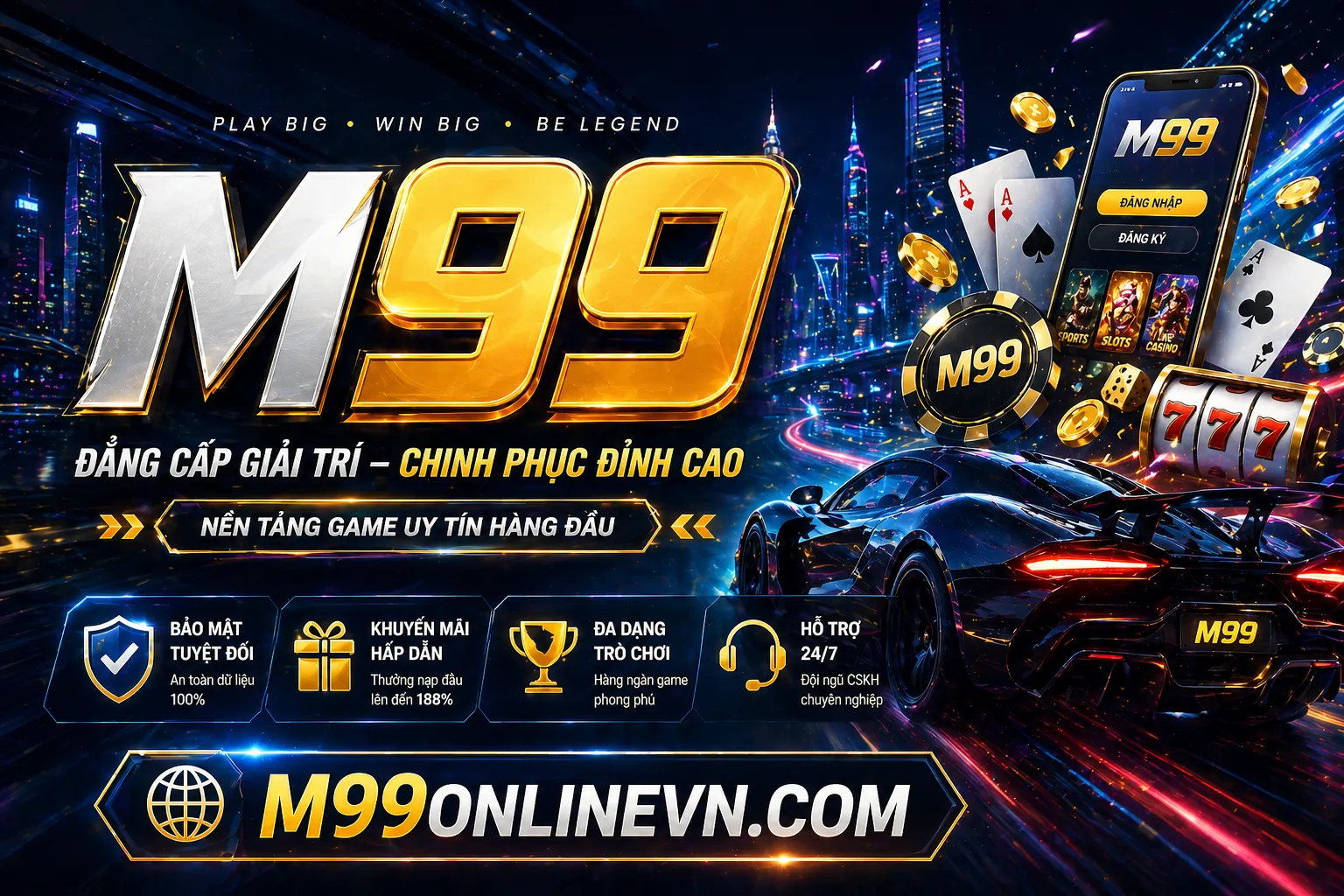 Hình ảnh chính các trò chơi Nổ Hũ và Slot game tại 99vin login
